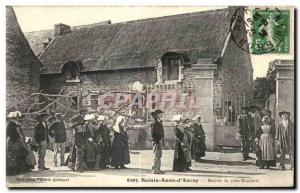Postcard AncienneSainte Anne of Auray House pile Nicolazic