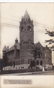 Minnesota Faribault County Court House 1908 Real Photo