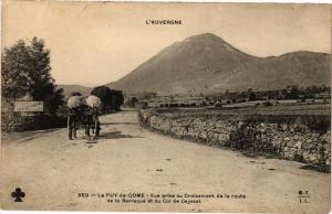 CPA Le PUY-de-DOME - Croisement de la route de la Barraque et du Col (221508)