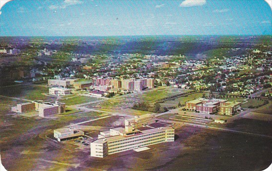 Canada Aerial View Hospitals Edmonton Alberta