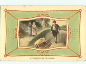 Divided-Back ANIMAL SCENE Great Postcard AA9544