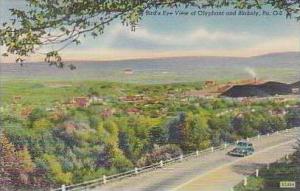 Pennsylvania Blakely Birds Eye View of Olyphant