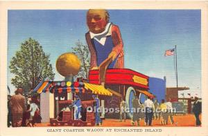 Giant Coaster Wagon at Enchanted Island Unused 