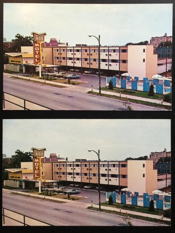 2 Postcards Unused Imperial 400 Motel Omaha NE LB