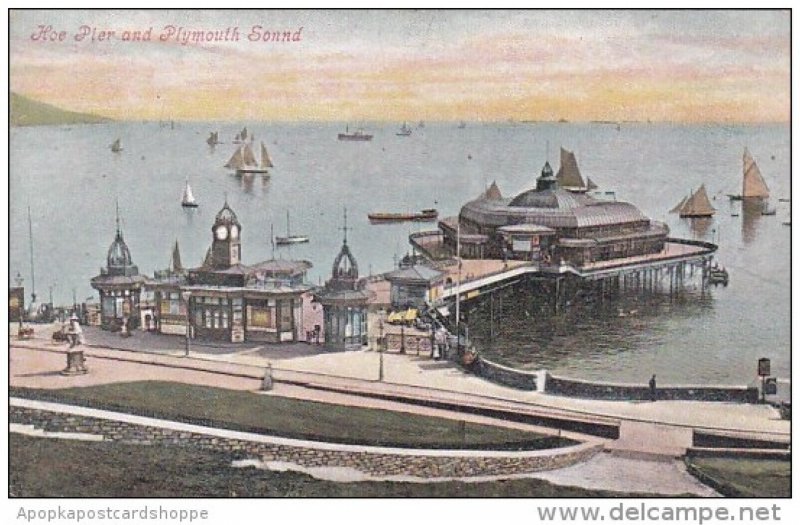 England Plymouth The Pier and Plymouth Sound