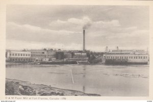 FORT FRANCES, Ontario, Canada, 1930s; O & M Paper Mill, Steam Stack