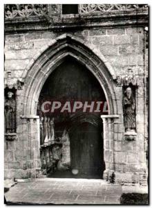 Postcard Modern Plouha Kermaria Chapel year Isquit The Porch and Statues