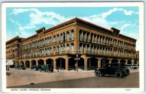PHOENIX, Arizona  AZ    HOTEL LUHRS  ca 1920s   Postcard