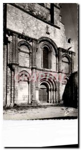 Postcard Old Corme Royal Chte Ms. facade XII century Romanesque church