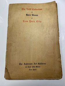 1910 Neill Collection Auction Catalog Rare View of New York City Bournes Views