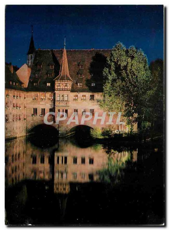 Postcard Modern Nurnberg Hospital of Saint Spirit