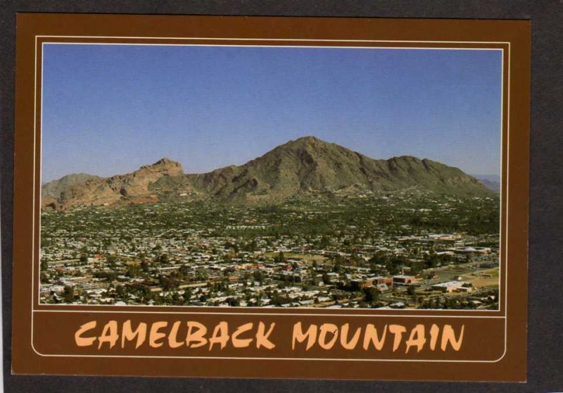 AZ Downtown Phoenix Arizona Postcard Camelback Mtn Mountain