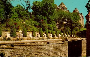 Arkansas Eureka Springs The Crescent Hotel  From St Elizabeth Church