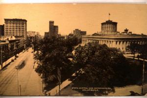 pre-1920 Unused SKYSCRAPERS in Columbus Ohio OH postcard v0784