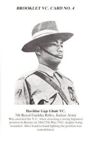 Havildar Gaje Ghale Indian 5th Gurkha Rifles Burma WW2 Victoria Cross Award P...