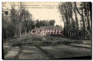 Postcard Old Saint Cloud Park St Jean Basin and the staircase leading to the ...