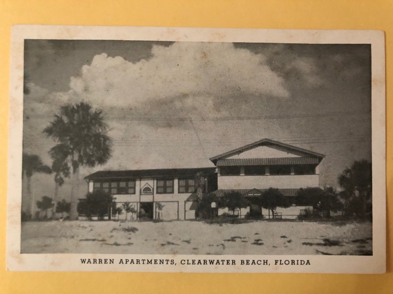 Vintage Warren Apartments on Clearwater Beach, Florida