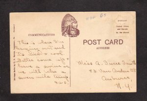 PA River Drive Columbian Grove near Susquehanna Pennsylvania Penn Postcard