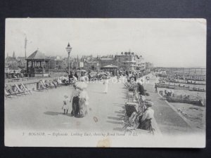 West Sussex: LL.7 BOGNOR Esplanade Looking East showing Band Stand c1911