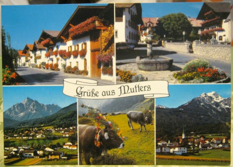 Austria Grusse aus Mutters das Blumendorf bei Innsbruck - posted 2010