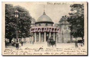 Paris Postcard Old Parc Monceau La Rotonde