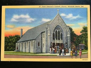 Vintage Postcard 1940 St. Edmunds's Catholic Church Rehoboth Beach Delaware (DE)