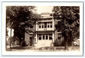 c1940's Crestline Emergency Hospital Car Ohio OH RPPC Photo Postcard 