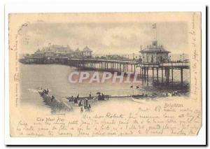 Britain Brigthon Old Postcard The West Pier