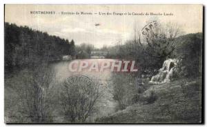 Old Postcard Montmerrey Envieons of L Mortree one of Floors and Cascade Blanc...