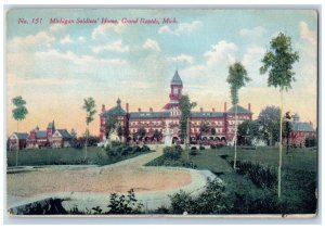 c1910 Michigan Soldiers Home Grand Rapids Michigan MI Unposted Antique Postcard