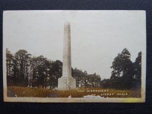 Worcestershire LICKEY HILLS The Lickeys & The Monument c1912 RP Postcard