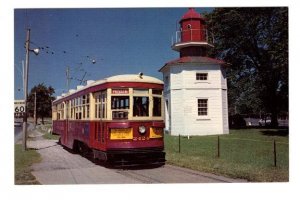 Tours of Toronto Trolley Car, Queen.s Wharf Lighthouse, Toronto, Ontario