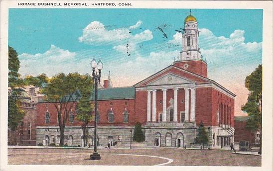 Connecticut Hartford Horace Bushnell Memorial 1937