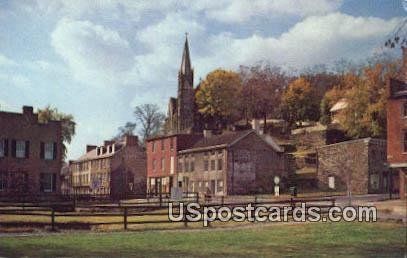 Shenandoah Street, Old US Armory Yard - Harpers Ferry, West Virginia