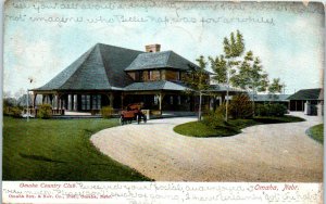 1906 Omaha Country Club Omaha Nebraska Undivided Back Postcard