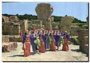 Postcard Modern Ballet Folklore Tunisian Carthage Tunisia