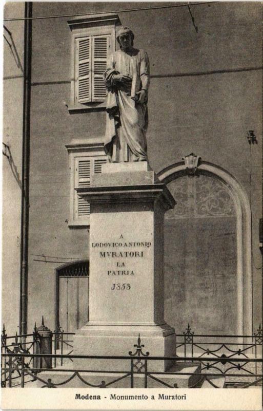 CPA MODENA Monumento a Muratori ITALY (801539)