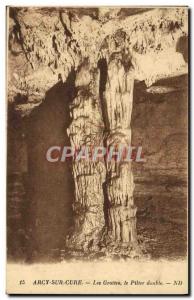 Old Postcard Arcy On Cury Caves The Pillar Double