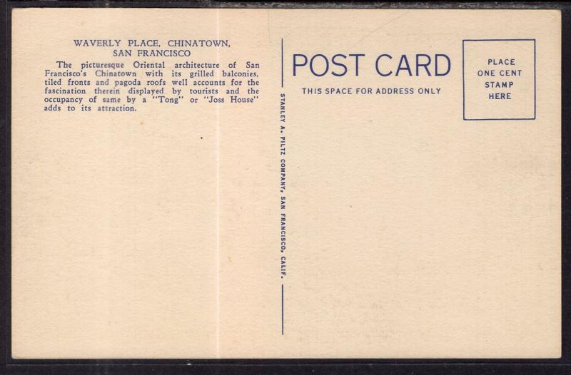 Joss House,Tong Building,Chinatown,San Francisco,CA