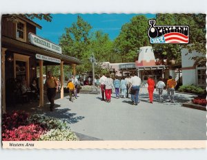 Postcard Western Area, Opryland U.S.A., Nashville, Tennessee