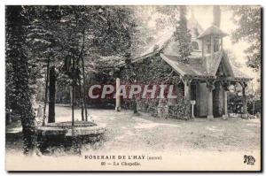 Old Postcard Rose Garden of Hay (Seine) La Chapelle