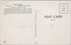 Perona Farms Andover New Jersey Vintage Postcard C214
