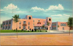 Vtg 1930s Administration Building University Of New Mexico Albuquerque Postcard