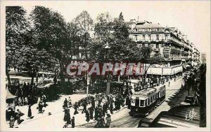 Old Postcard Toulouse Rue Alsace Lorraine Square and Capitol Tramway