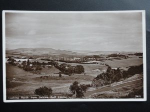 Scotland: Looking North from SELKIRK Golf Course, Old RP PC by A.R.Edwards & Son