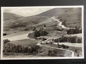 c1958 RPPC - The Tomintoul - Grantown Road