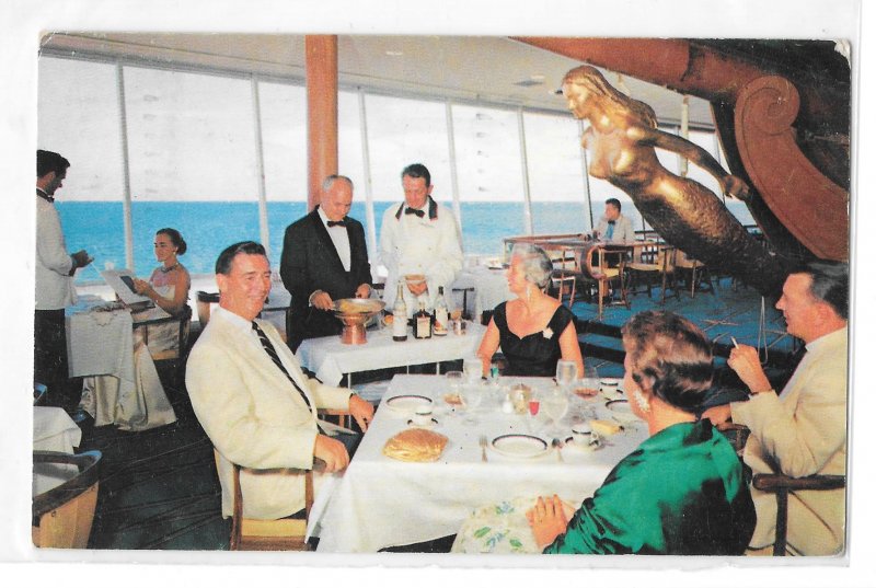 Fort Lauderdale FL Restaurant Yankee Clipper Dining Room Gill Hotel Postcard