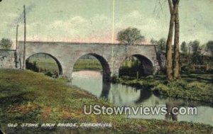 Old Stone Arch Bridge - Eureka, Illinois IL