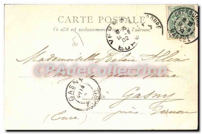 Old Postcard Cherbourg Swing Bridge