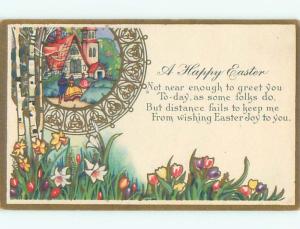 Divided-Back EASTER SCENE Great Postcard AA1247